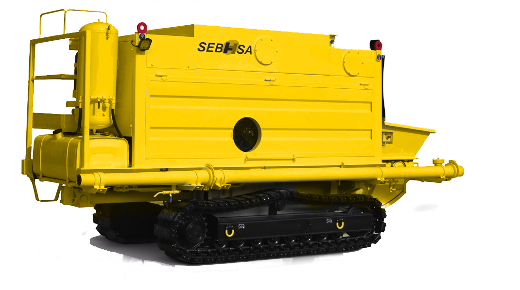 Crawler-mounted concrete pump
SEBHSA BD-2806.OR